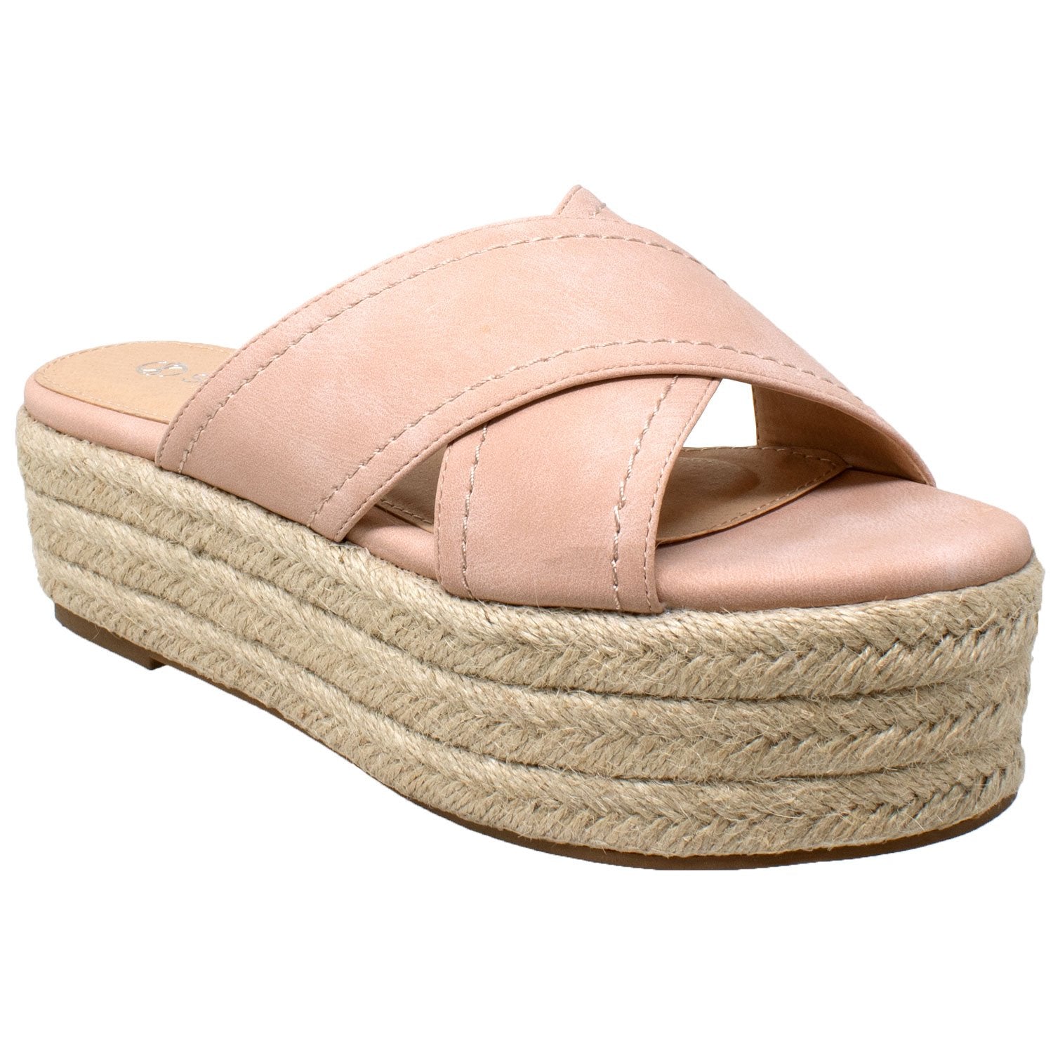 Flatform Espadrille Wedge Sandal