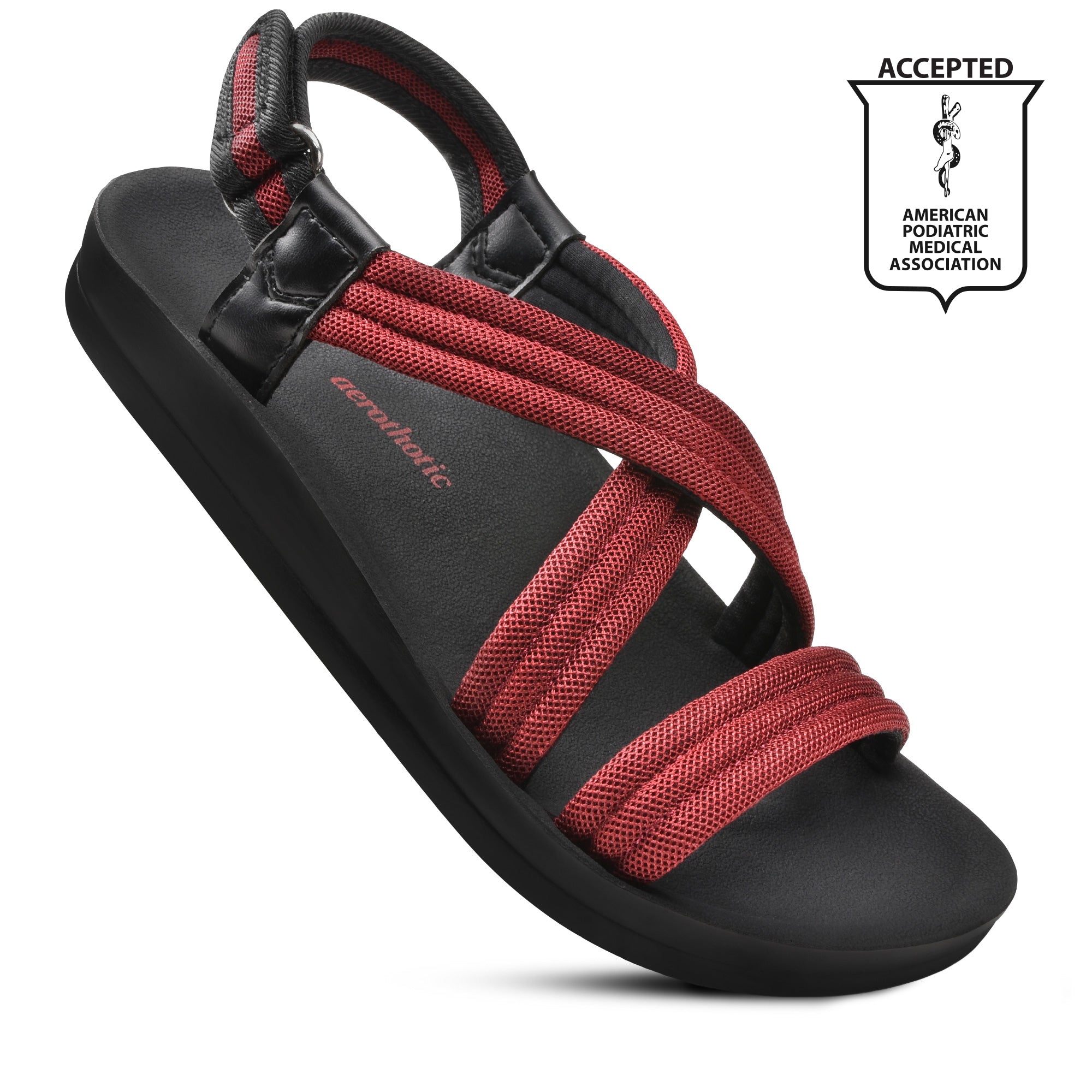 Aerothotic Hadal Women's Velcro Ankle Strap Slip on Sandals